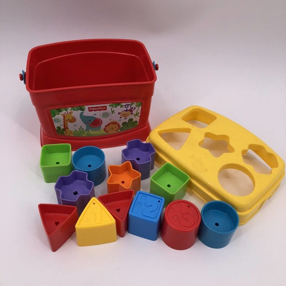 FisherPrice Toys Fisher Price Shape Sorter Bucket With Blocks