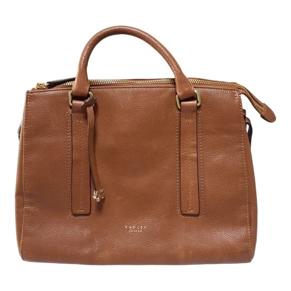 RADLEY LONDON Bags Radley London Globe Road Leather Satchel Handbag
