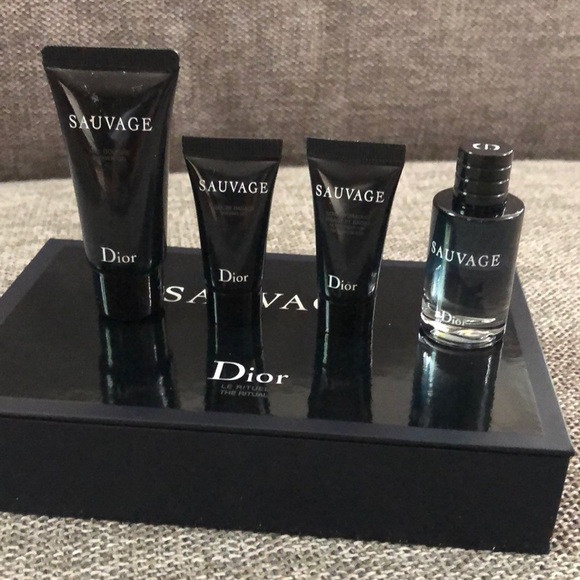 Dior Grooming Sauvage Dior Mens The Ritual Travel Gift Set Shower Gel Authentic Poshmark