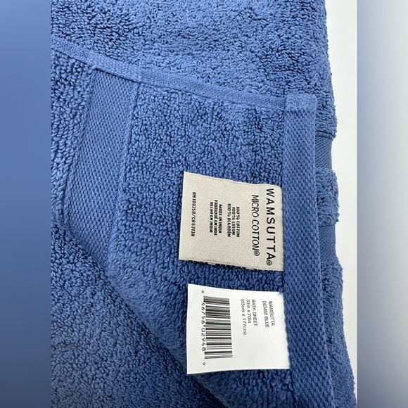 Wamsutta Bath Wamsutta Bath Sheet Classic Turkish Color Denim Blue