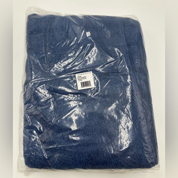 Wamsutta Bath Wamsutta Bath Sheet Classic Turkish Color Denim Blue
