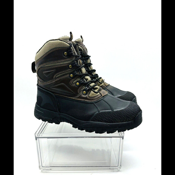 Khombu Shoes Khombu Mens Clint Weatherproof Memory Foam Boots Brown