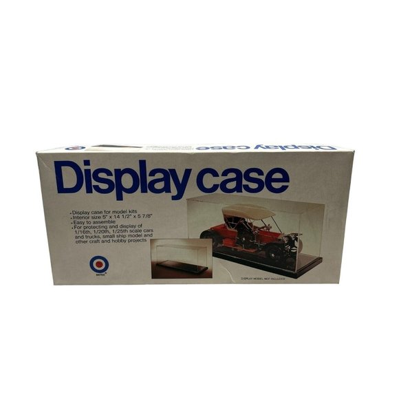 Entex Toys Vintage Entex 5 Model Kit Display Case Mib 116 12 125 Car Truck Scale 9001 Poshmark