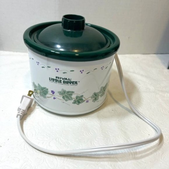 Rival Kitchen Vtg Rival Little Dipper Electric Stoneware Server
