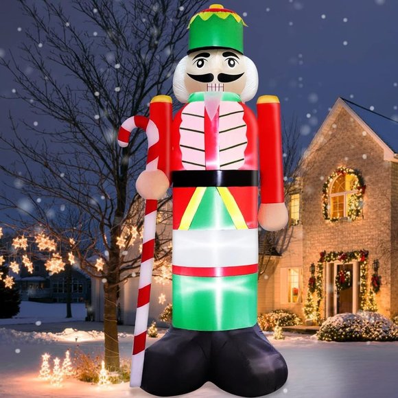 Toys Christmas Inflatable Giant Nutcracker 14feet Tall Poshmark