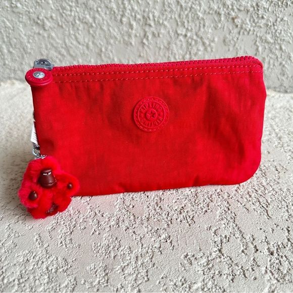 Kipling Bags Kiplingcandy Apple Red Zip Around Creativity Large