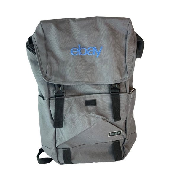 American Tourister Bags American Tourister Embark Computer Backpack Gray Black Ebay Logo