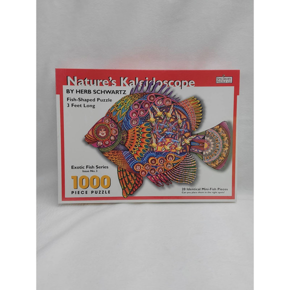 Kaleidoscope Toys 998 Kaleidoscope Fish Shaped Puzzle By Herb
