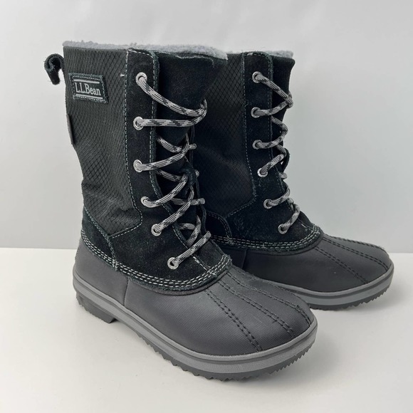 L.L. Bean Shoes Ll Bean Kids Black Insulated Winter Boots Poshmark