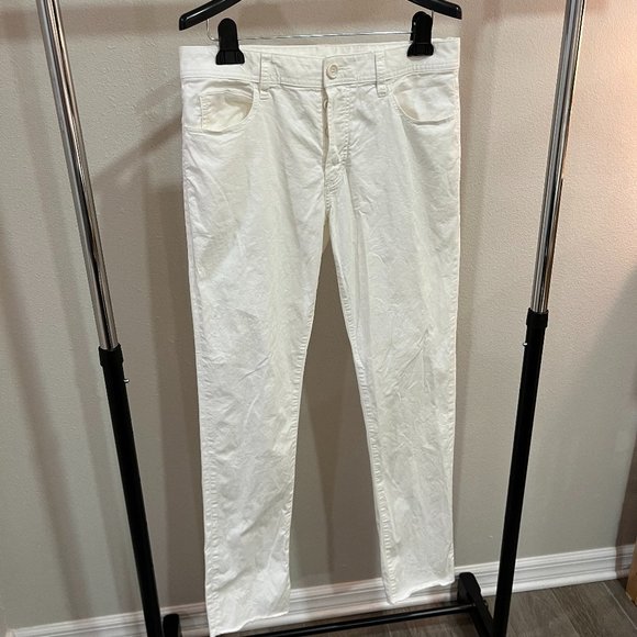 James Perse Pants James Perse Standard 5 Pocket Cotton Twill Pants White Mens Size 32
