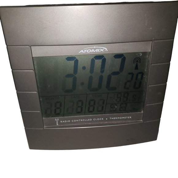 Atomix Other Atomix Digital Radio Controlled Clock Time Date
