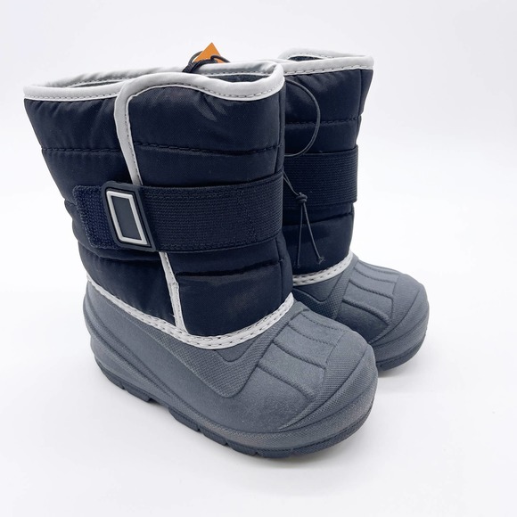 Cat & Jack Shoes Cat Jack Nwt Boys 6 Black Dane Thermolite Insulated Waterproof Winter Boots