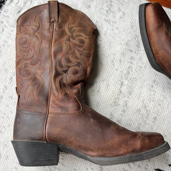 Justin Boots Shoes Justin 2552 Mens Stampede Western Boot Size 2ee