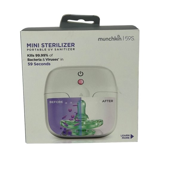 Munchkin | Other | Munchkin Portable Mini Sterilizer Uv Sanitizer Kills