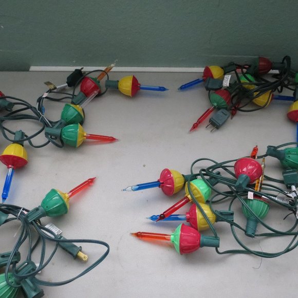 unknown Other 4 Strands Of 7ft Bubble Lights Work Great Poshmark