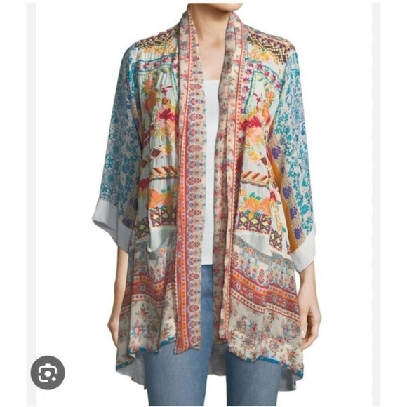 Johnny Was Kimonos & Yukatas Johnny Was Betimo Embroidered Kimono Poshmark