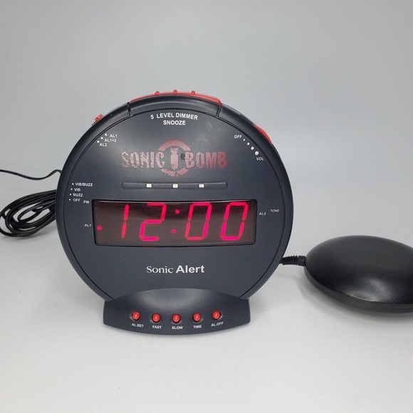 Nobrand Wall Decor Sonic Bomb Alarm Clock Sonic Alert Super Bed