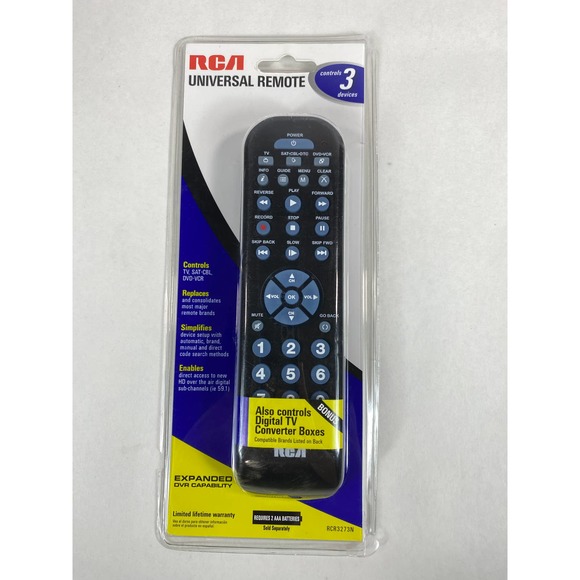 RCA Other New Rca Rcr3273r Universal 3device Remote Control Poshmark