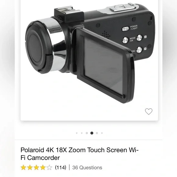 Polaroid 4k 18x Zoom Touch Screen Wi-fi Camcorder Top Sellers | jkuat.ac.ke