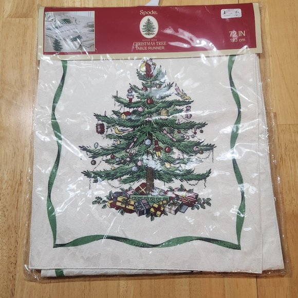 Spode Holiday Spode Christmas Tree Table Runner 72 X 4 Poshmark