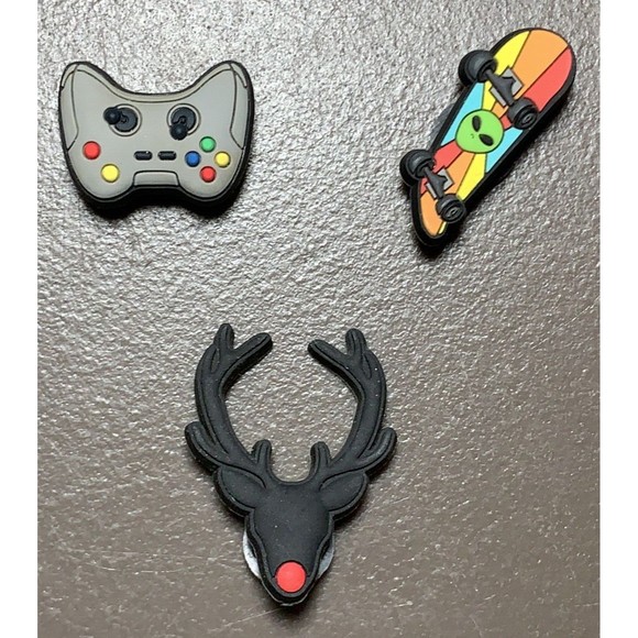 Jibbitz Accessories Jibbitz Shoe Charms Rudolph Red Nosed Reindeer