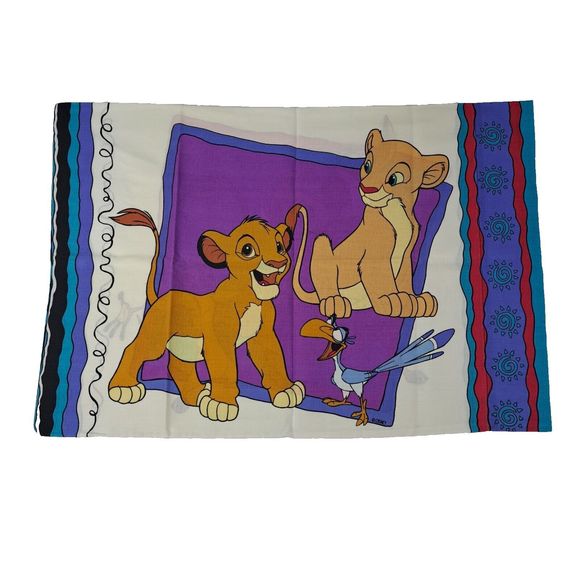 Disney Bedding Vintage Disney The Lion King Pillowcase Simba Kiara