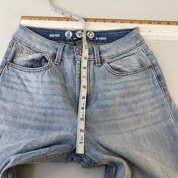 Rewash Jeans Peace Love Eco By Rewash Wide Leg Jeans Juniors 527