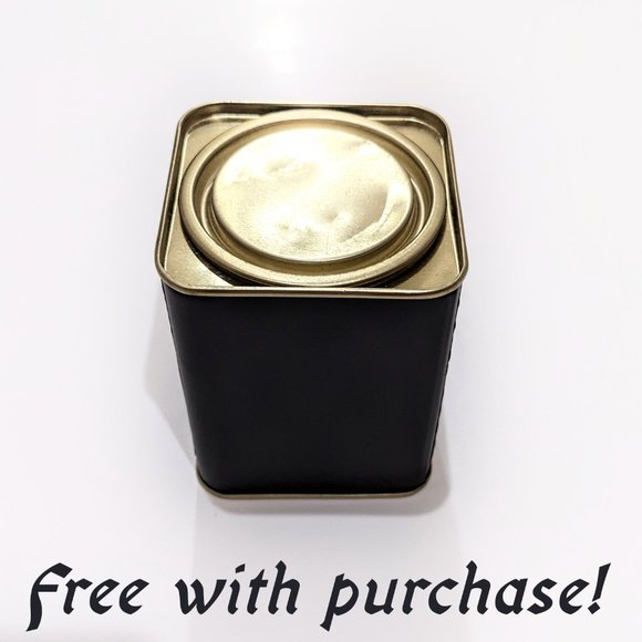 Upton Tea Kitchen Empty Tea Tin Free With Purchase Reusable