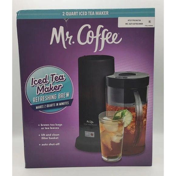 Mr Coffee Kitchen Mr Coffee 2quart Iced Tea Maker 2in Fast Brew Bpa