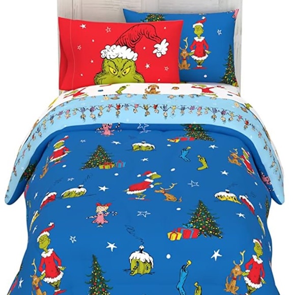 The Grinch Bedding Firm Franco Grinch By Dr Seuss Holiday Christmas
