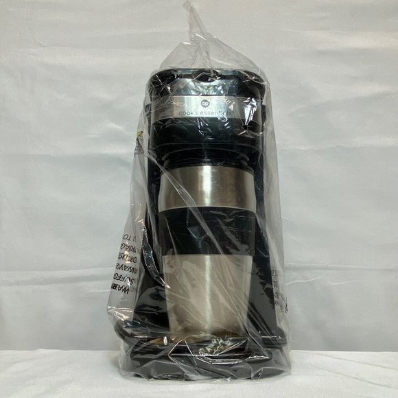 Cool's Essentials Kitchen Cooks Essential Single Serve Coffee Maker Cm11 With 16oz Tumbler