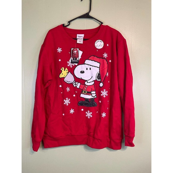 Peanuts Sweaters Snoopy Peanuts Light Up Christmas Sweater D0