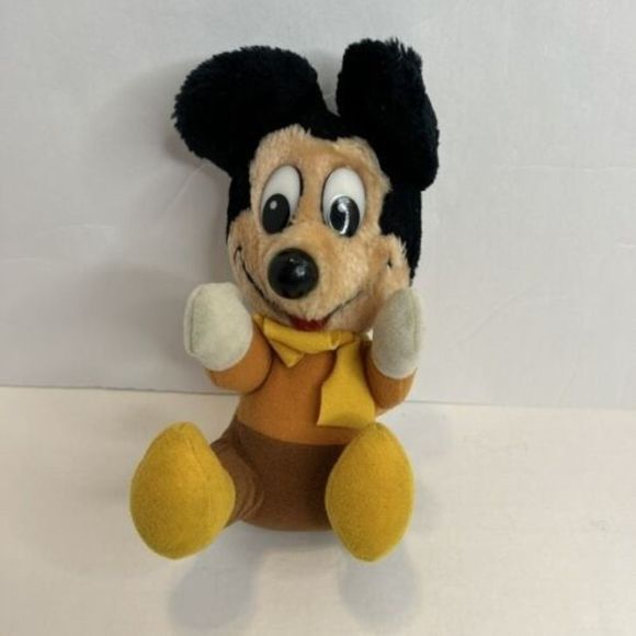 Disney Toys Vtgdisney Mickeys Christmas Carol Stuffed Plush Tiny
