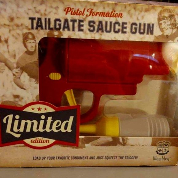 Kitchen Tailgate Sauce Dispenser Ketchup And Mustard Gun Dispenser