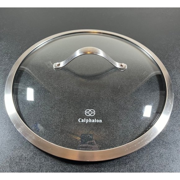Calphalon Kitchen Calphalon Replacement Contemporary Tempered Glass Stainless Steel Rim Lid