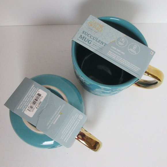 Thyme & Table Dining Nwt Pair Of Ceramic Mugs Poshmark