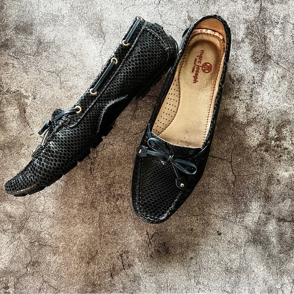 Marc Joseph Shoes Marc Joseph New York Leather Driving Mocs Navy