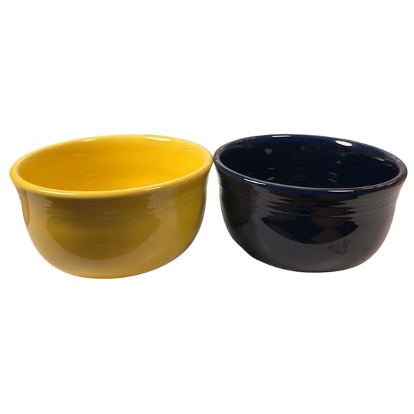Fiestaware Kitchen Fiestaware Blue Bowl And Yellow Bowl Unknown