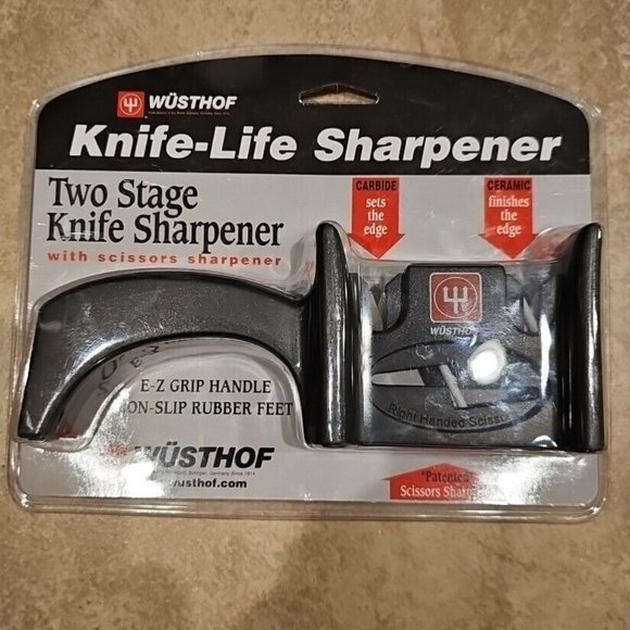 Wusthof Kitchen Wusthof Knife Lite Two Stage Sharpener Scissors