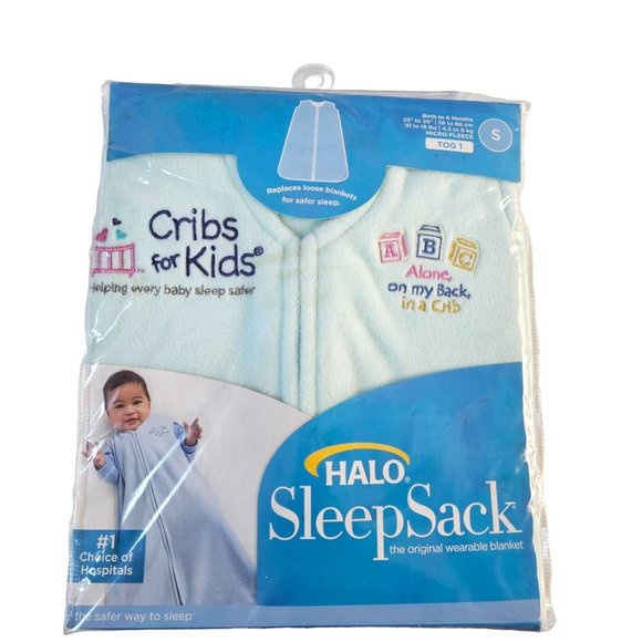 Halo Pajamas Halo Sleepsack Small Birth To 6 Months Mint Green