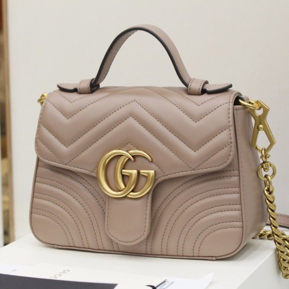 Gucci Bags Gucci Gg Marmont Mini Top Handle Bag Poshmark