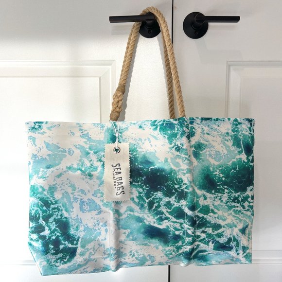 Sea Bags Bags Sea Bags Surf Large Tote Nwt Made From Genuine Sails