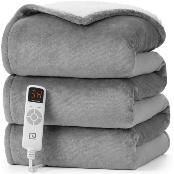 Bedding Eheyciga Heated Blanket Electric Blanket Throw Heating