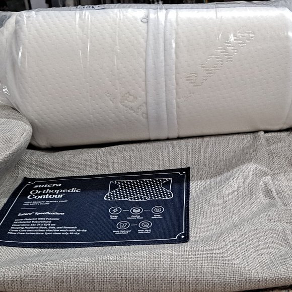Sutera Bedding Sutera Orthopedic Contour Pillow High Density Mid Loft New Poshmark