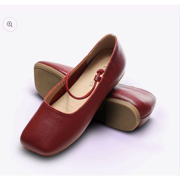 Empress Shoes Empress Square Toe Ballet Flats Womens Size Us 8 Eu