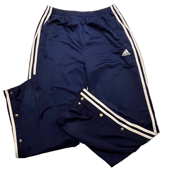 adidas Pants Adidas Mens Large Break Away Pants With Zippers Poshmark