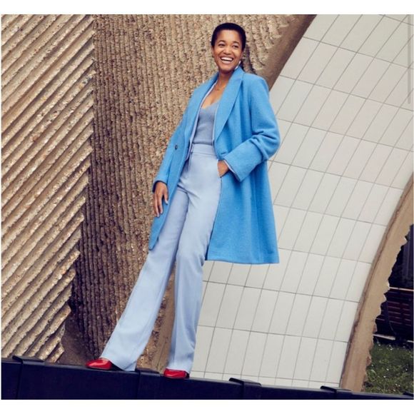 J. Crew Jackets & Coats Jcrew Daphne Boiled Italian Wool Jacket Seacoast Blue Poshmark