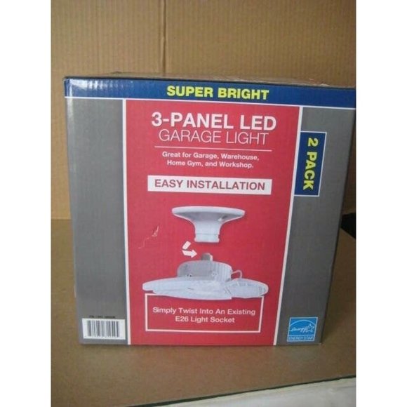 Costco Storage & Organization 3panel Led Garage Adjustable Light
