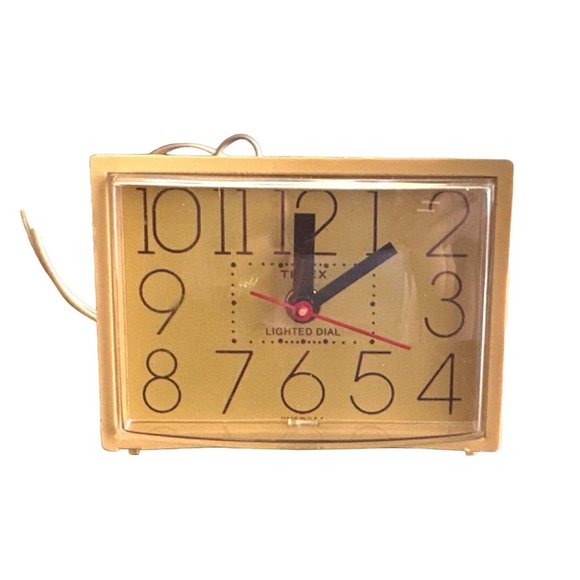 Timex Accents Vintage Timex Mid Century Modern Clock Large Numbers Electric Poshmark