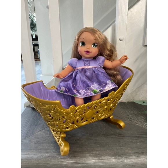 Disney Toys Disney Princess Royal Rapunzel Doll Crib Toys R Us